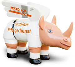 Dortmunder Wahrzeichen, ein Nashorn mit Flügeln